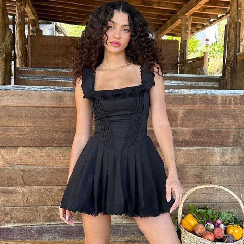 Fishbone Corset Waist Midi Dress 💫