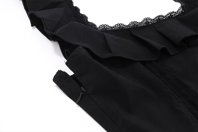 Fishbone Corset Waist Midi Dress 💫