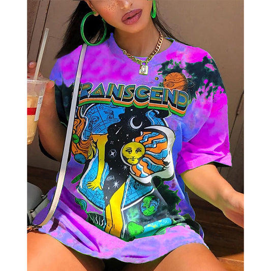 High Street Oversized T-shirt Women Summer Y2K Clothes